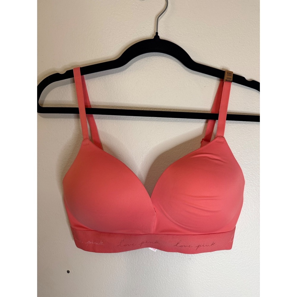 Victoria's‎ Secret Wireless Push-Up Coral 32DD NWT